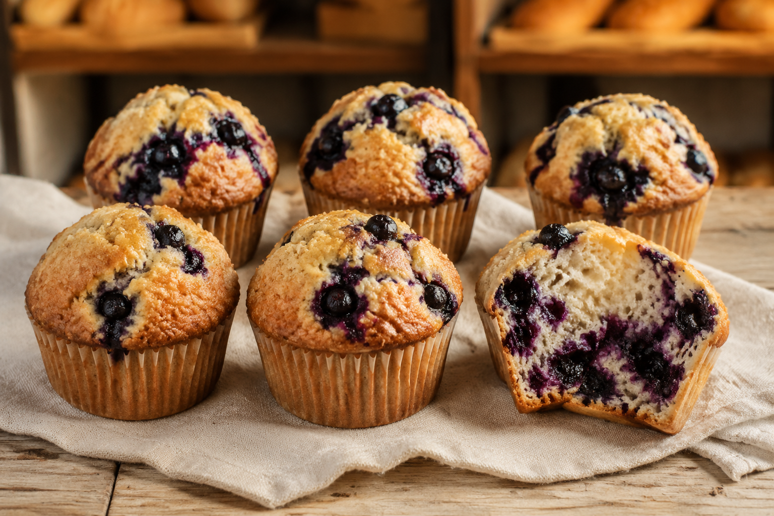 Blueberry muffin from Hearts Delight Bakery