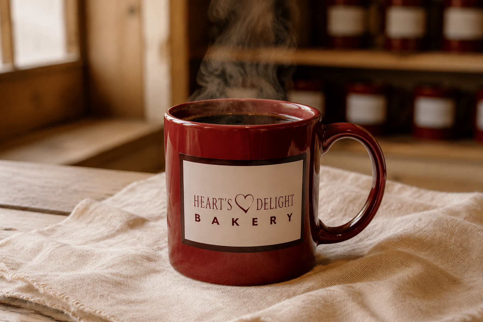 Signature Hearts Delight Bakery mug