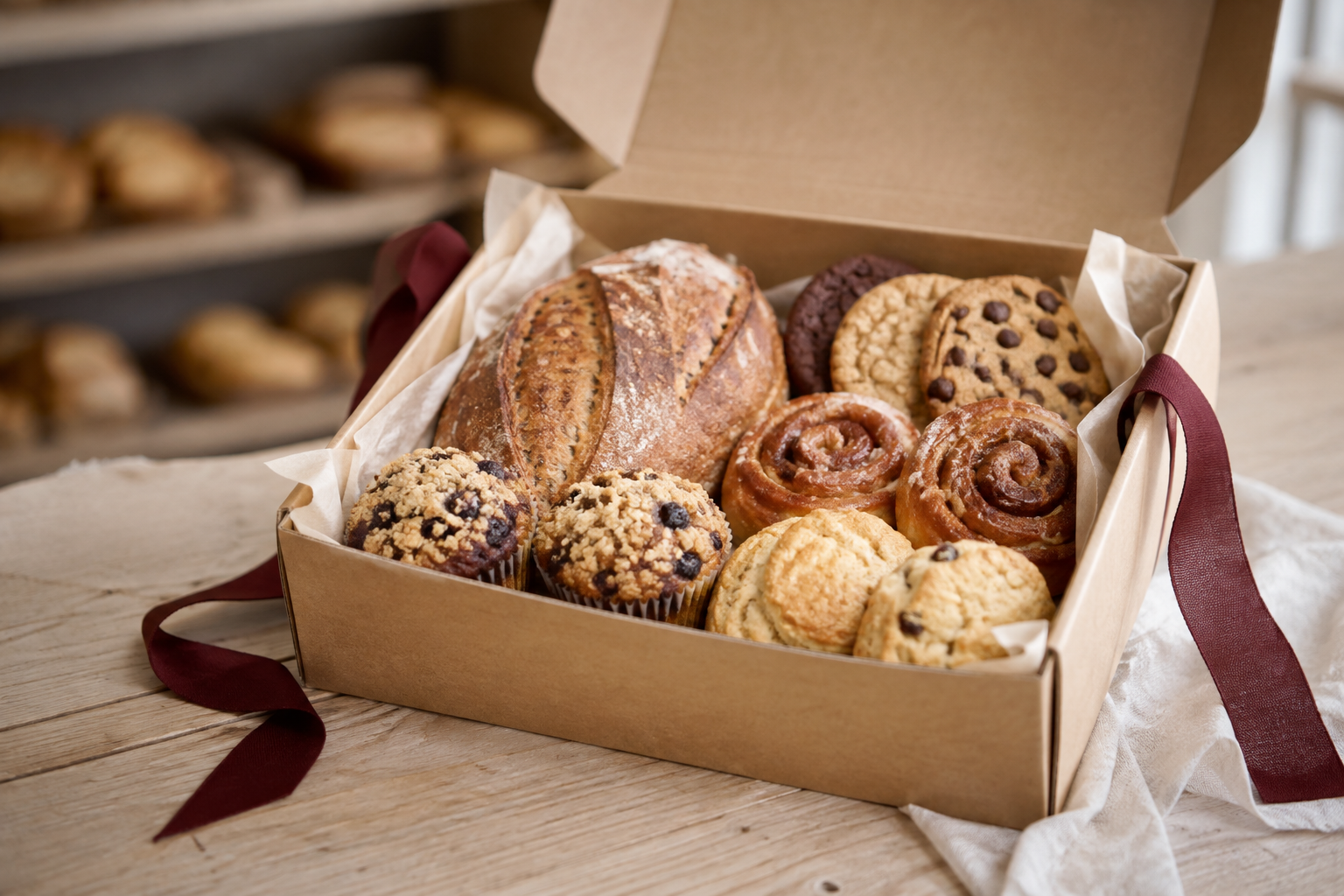 Gift assortment from Hearts Delight Bakery