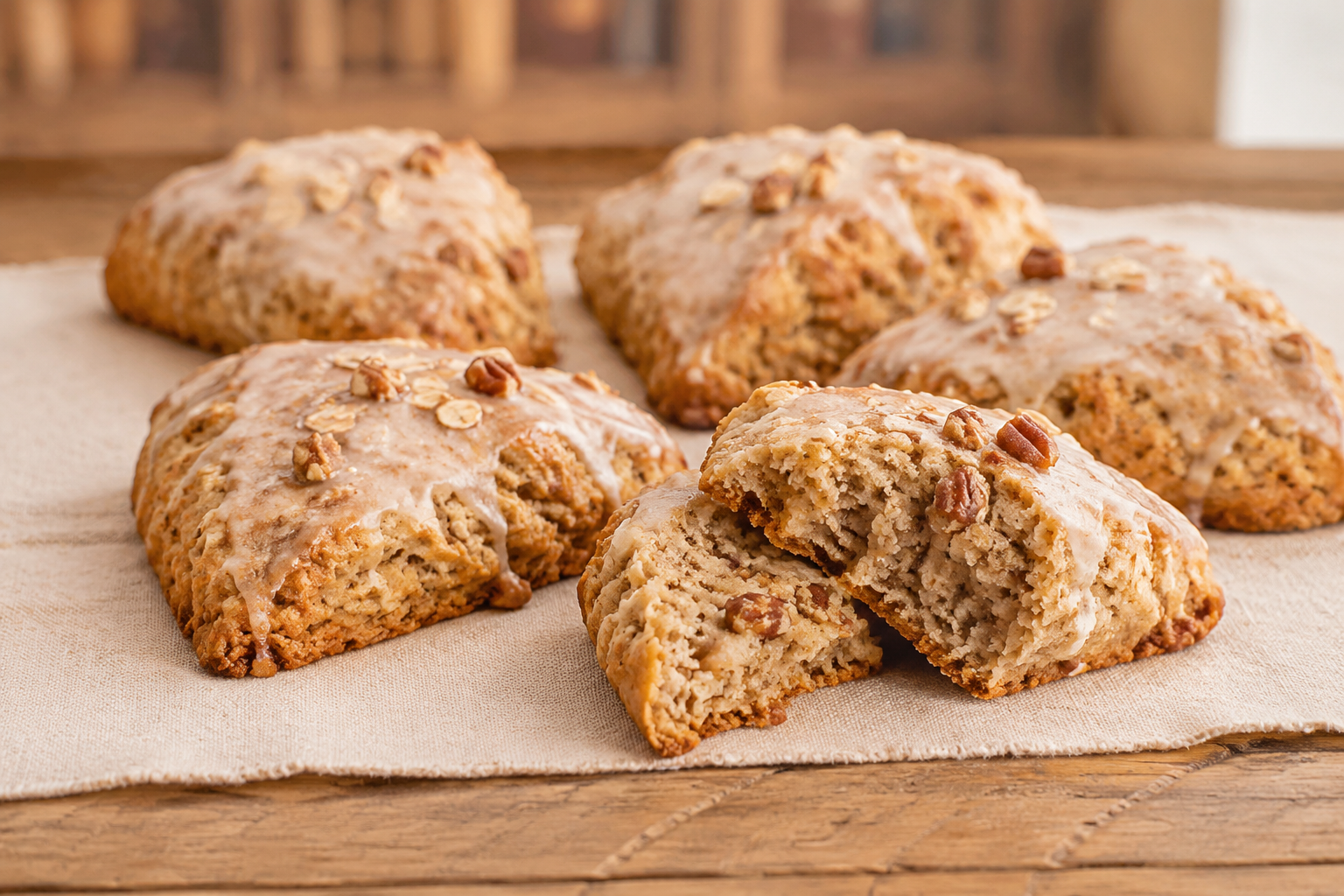 Maple pecan oatmeal scone from Hearts Delight Bakery